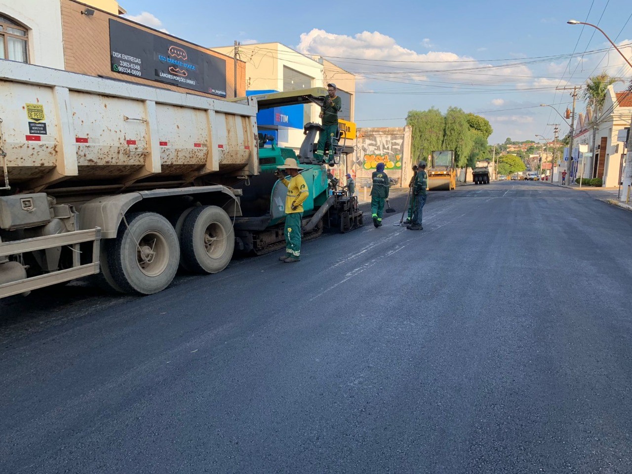 Nova Odessa retoma recape na Avenida Carlos Botelho