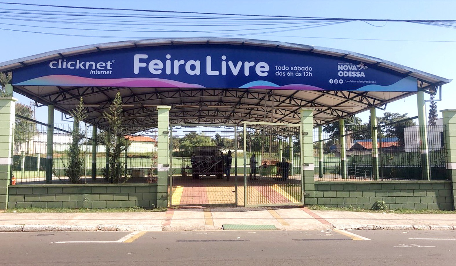 Recinto da Feira Livre é preparado para sediar outlet em Nova Odessa