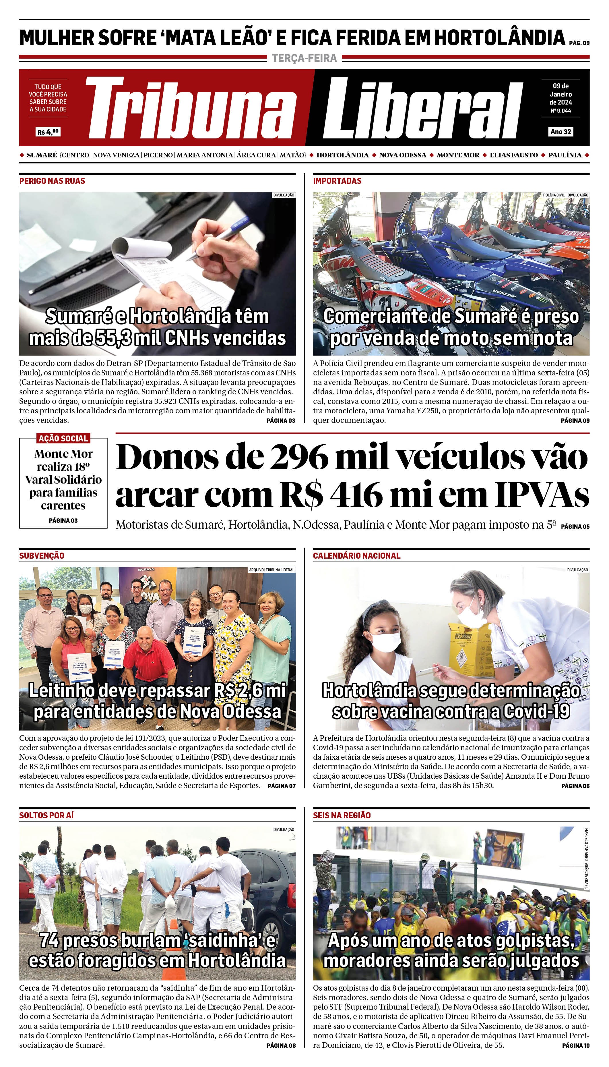 Edição de Terça-Feira - 09-01-2024