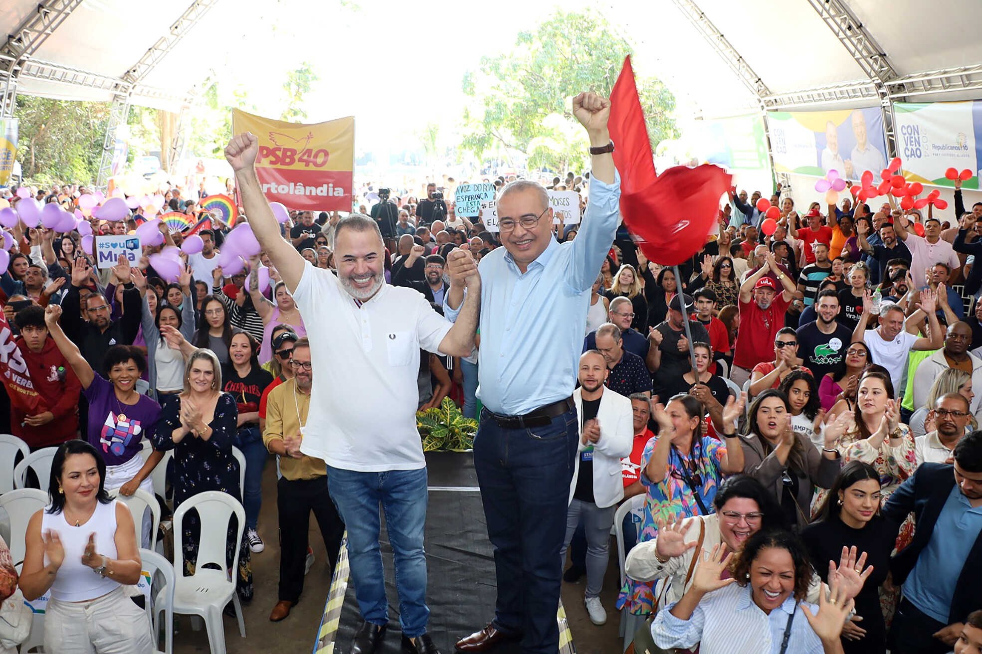Convenção oficializa candidatura de Zezé Gomes à reeleição para prefeito e Cafu César de vice