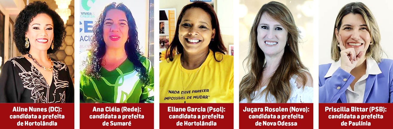 Mulheres representam 19,23% das candidaturas às prefeituras da região