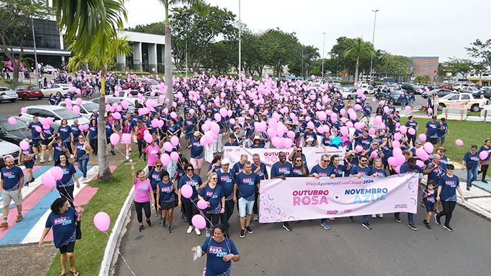 Caminhada ‘Outubro Rosa Novembro Azul’ mobiliza 2,5 mil pessoas nas ruas de Nova Odessa