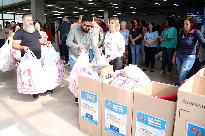 Campanha de Doacao de Brinquedos mobiliza servidores de Hortolandia