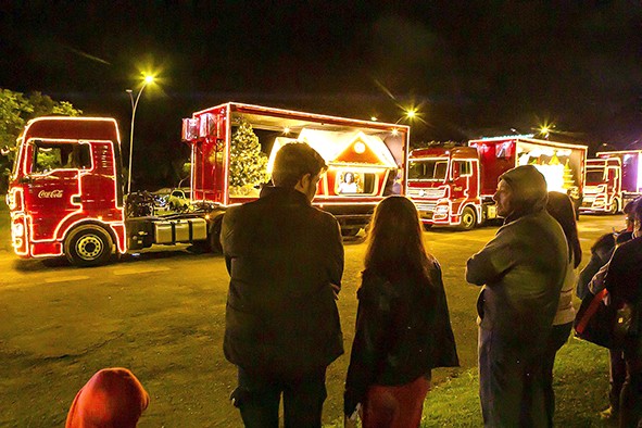 Sumaré recebe nesta segunda-feira a Caravana de Natal da Coca-Cola Femsa