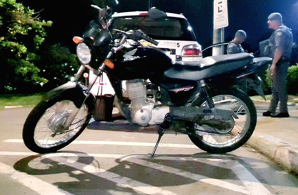 Adolescente é apreendido com moto furtada na SP-101 em Hortolândia