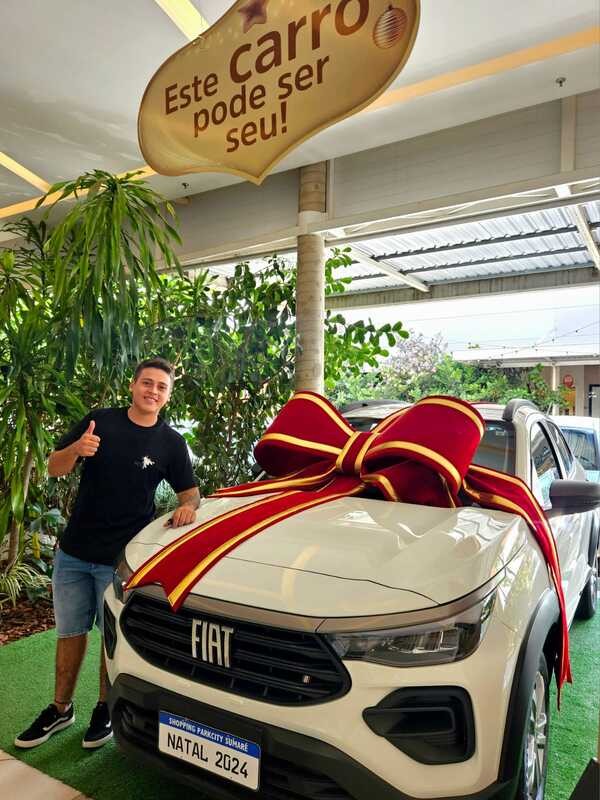 Morador de Sumaré ganha carro 0km da campanha de Natal do Shopping ParkCity