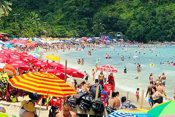 Aluguel mais barato atrai turistas da região para Carnaval no litoral de SP